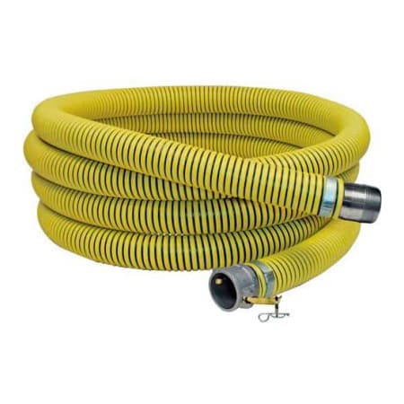 Apache 4" x 20' Fertilizer Solution Suction / Discharge Hose Assembly w/Cam Lock and King Nipple 98128259